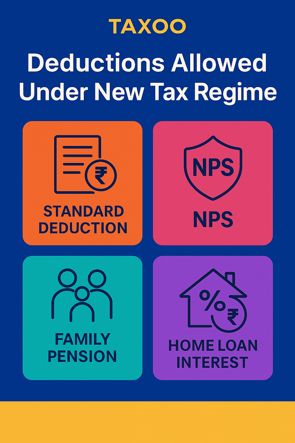 Less Dedution Deductions Under the New Tax Regime