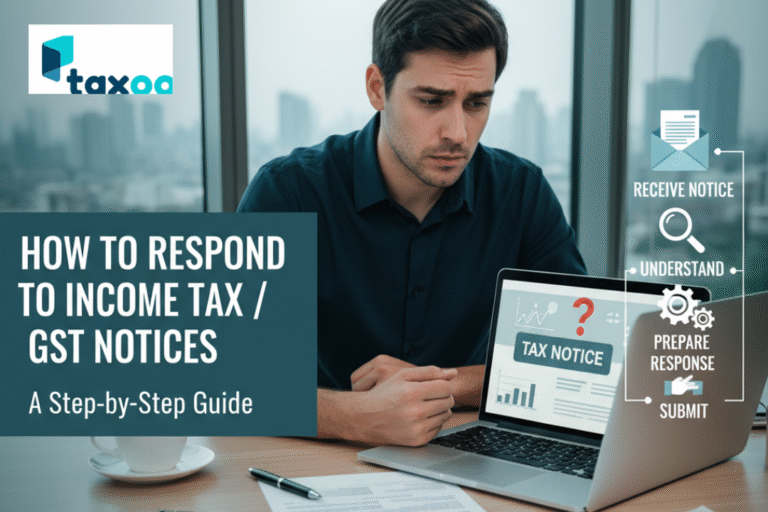 How to Respond to Income Tax / GST Notices: A Step-by-Step Guide