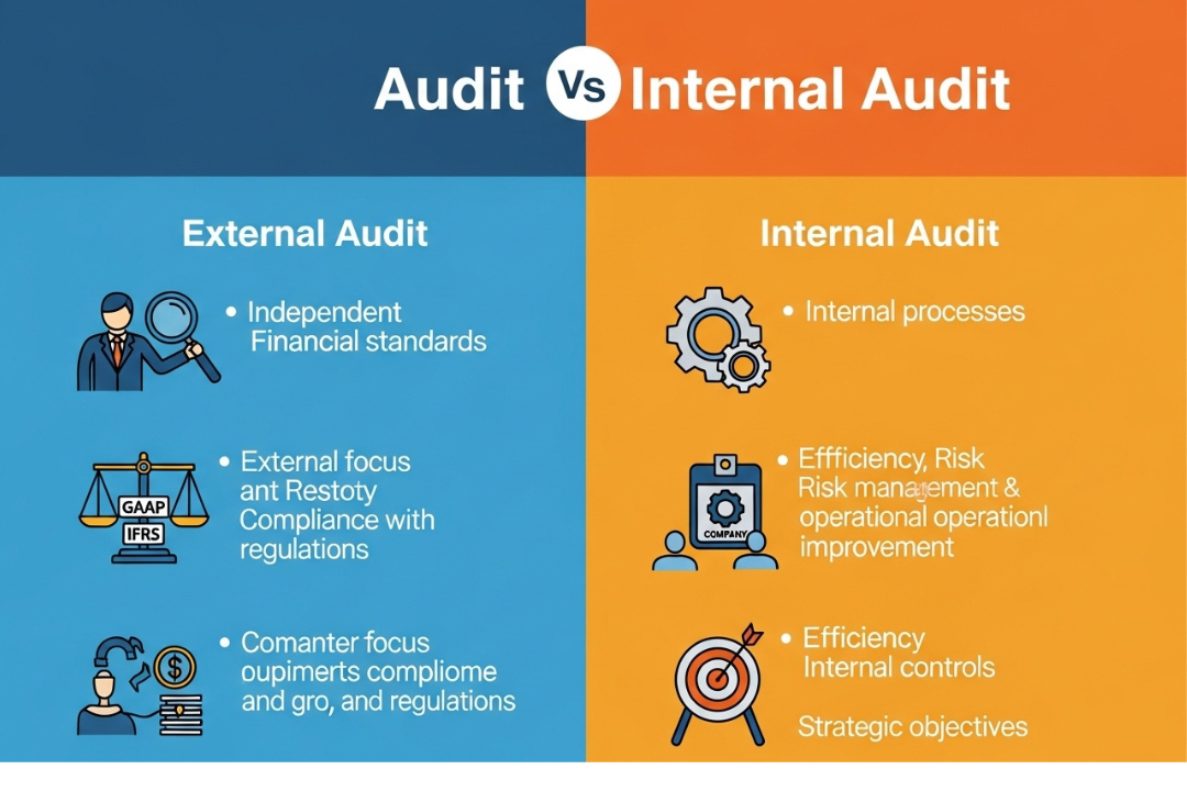 Audit vs Internal Audit