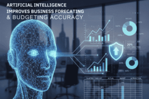 AI-powered financial forecasting and budgeting accuracy with data automation and predictive analytics