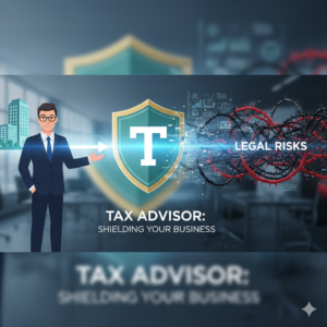 Tax advisor helping a business with compliance and legal risk reduction