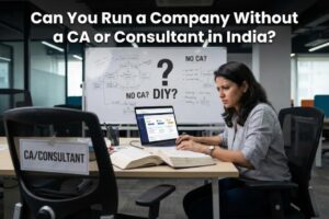 running a company without a CA or consultant in India