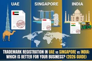 Comparison of trademark registration in UAE Singapore and India for business expansion