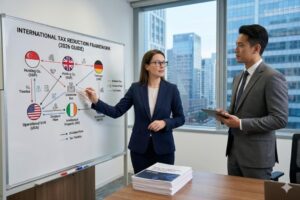 Legal strategies to reduce business taxes using international company structures